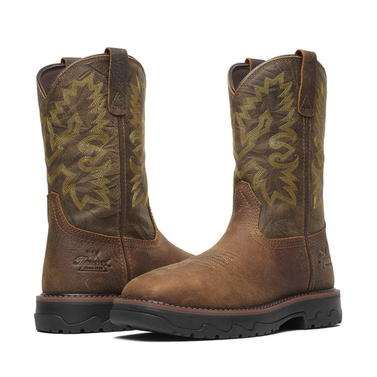 Thorogood Men's Buffalo Ridge Brown & Sage Nano Waterproof 11" Square Toe Boot