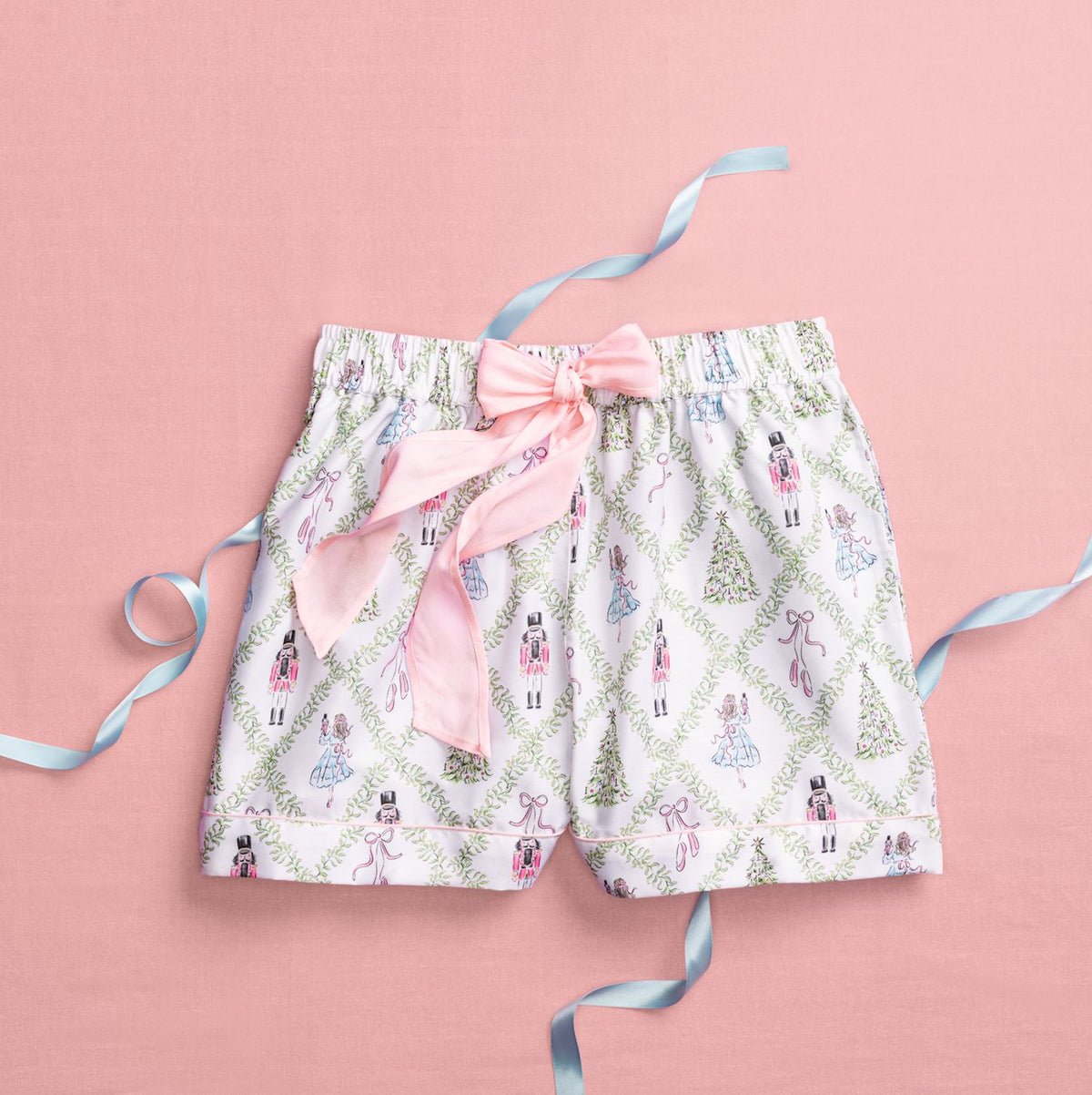 Nutcracker Pajama Shorts WH-L