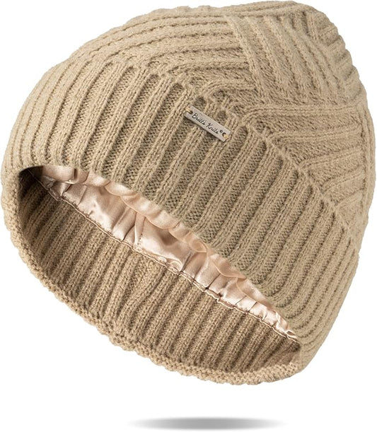 Britt's Knits Satin-Lined Beanie - 4 Colors