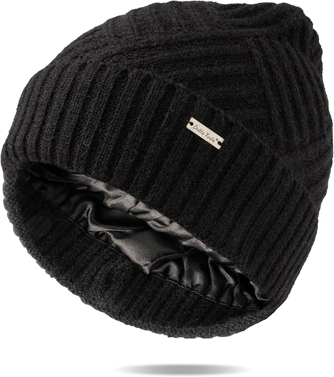 Britt's Knits Satin-Lined Beanie - 4 Colors