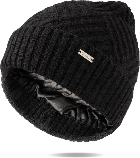 Britt's Knits Satin-Lined Beanie - 4 Colors