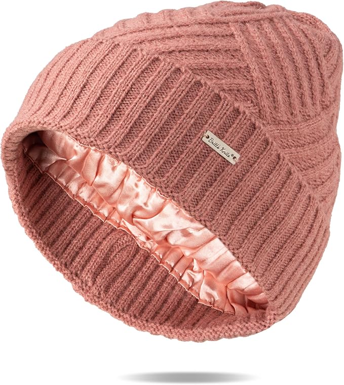 Britt's Knits Satin-Lined Beanie - 4 Colors