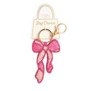 Mud Pie Valentine's Beaded Bag Charm