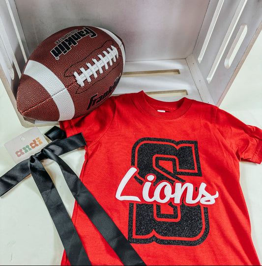 Youth Lions Searcy Red Tee