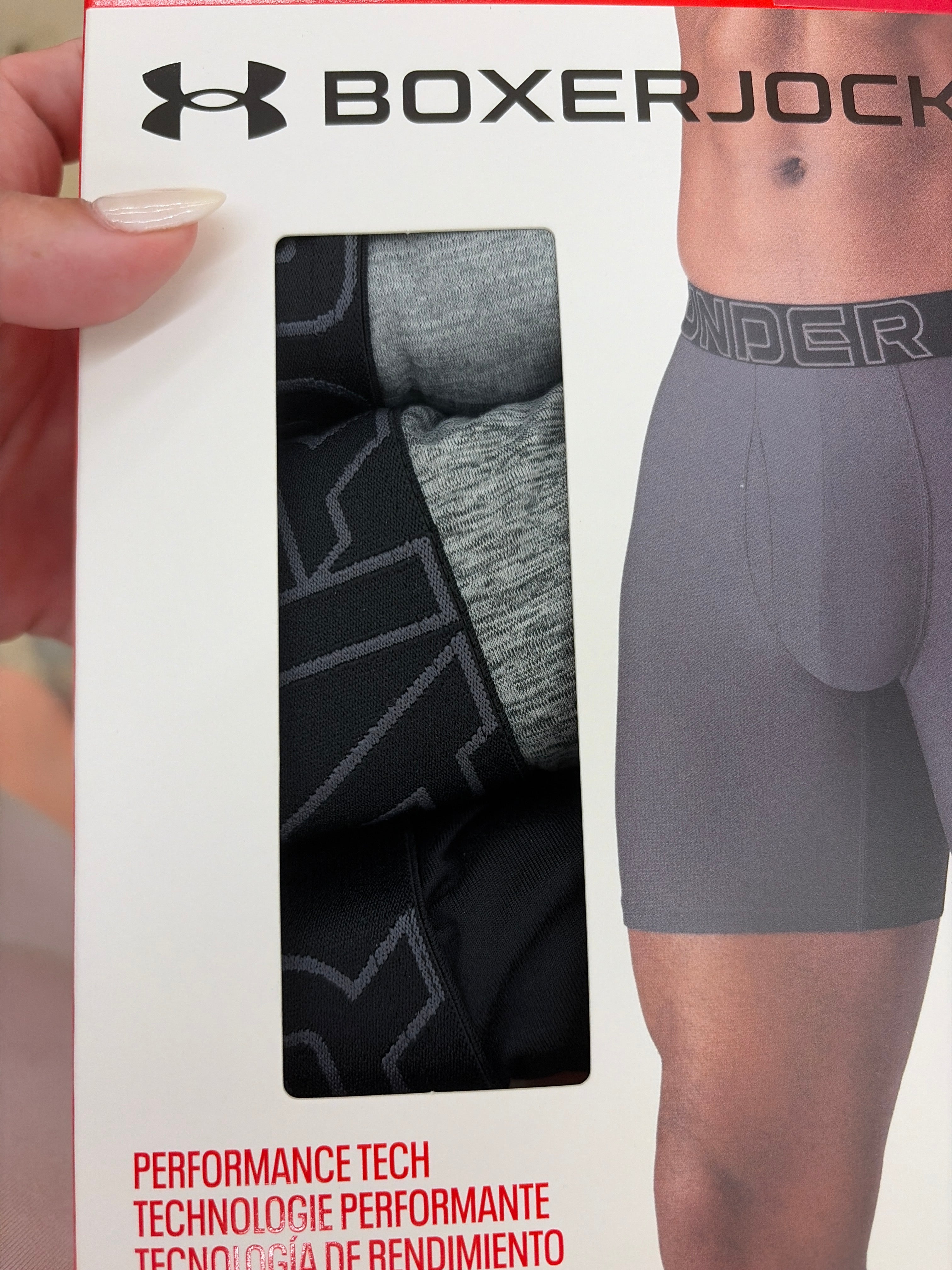 Under Armour Mens Boxer Jock 3-Pack, Multiple Colors