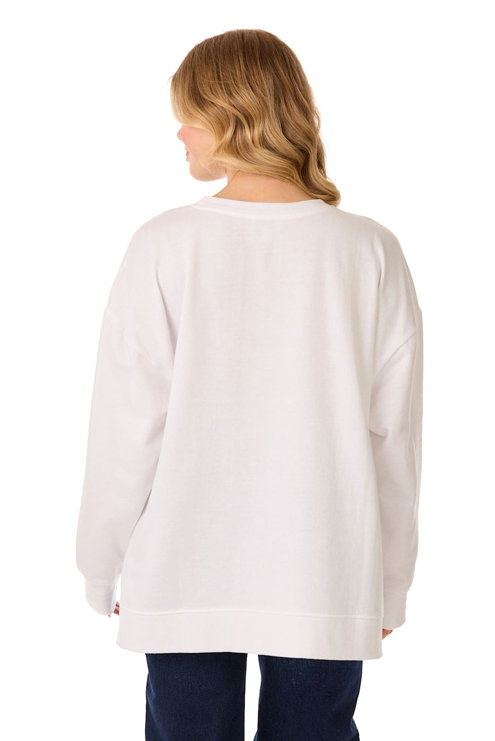 Tartan Bow Sparkle Sweatshirt