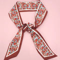 Soft Silky Skinny Neck Scarf Necklace
