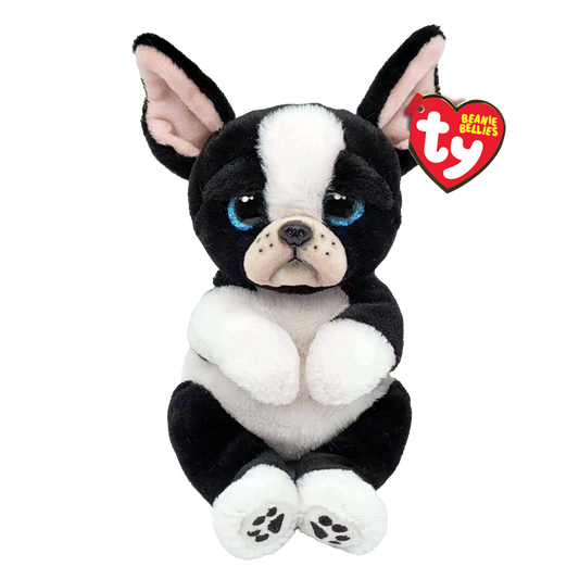 Beanie Baby Black & White Dog- Tink