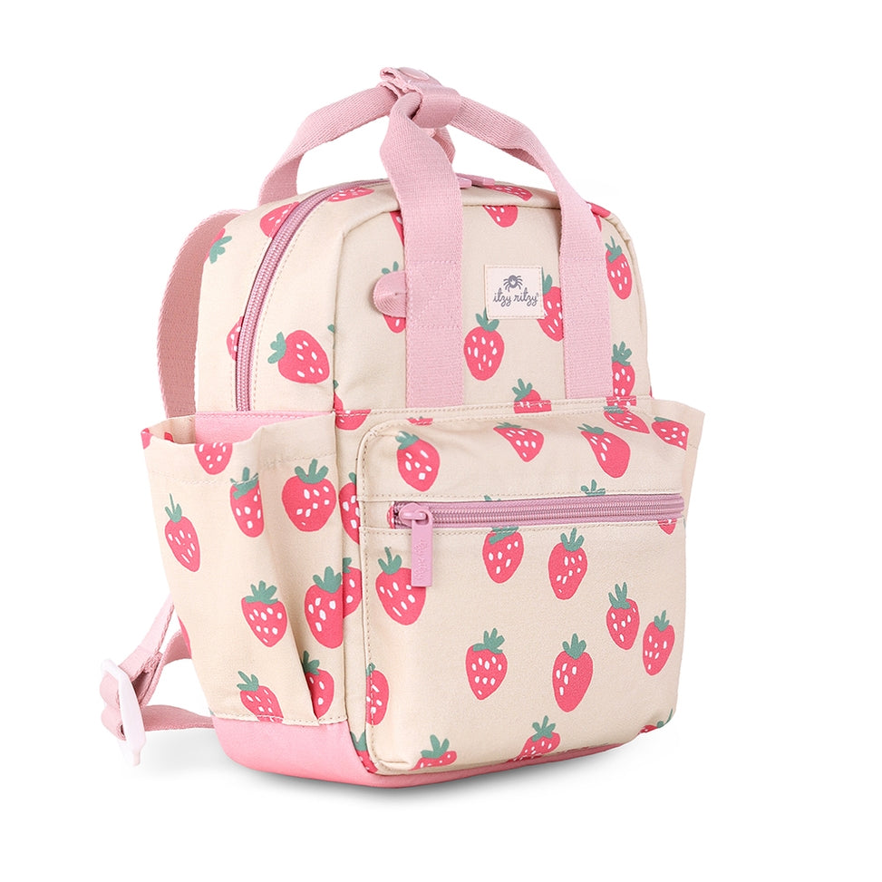 Itzy Bitzy Backpack- Strawberry & Cream