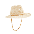 Sea Shell Black Crochet Fedora Hat