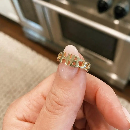 PREORDER** Custom Initial Ring