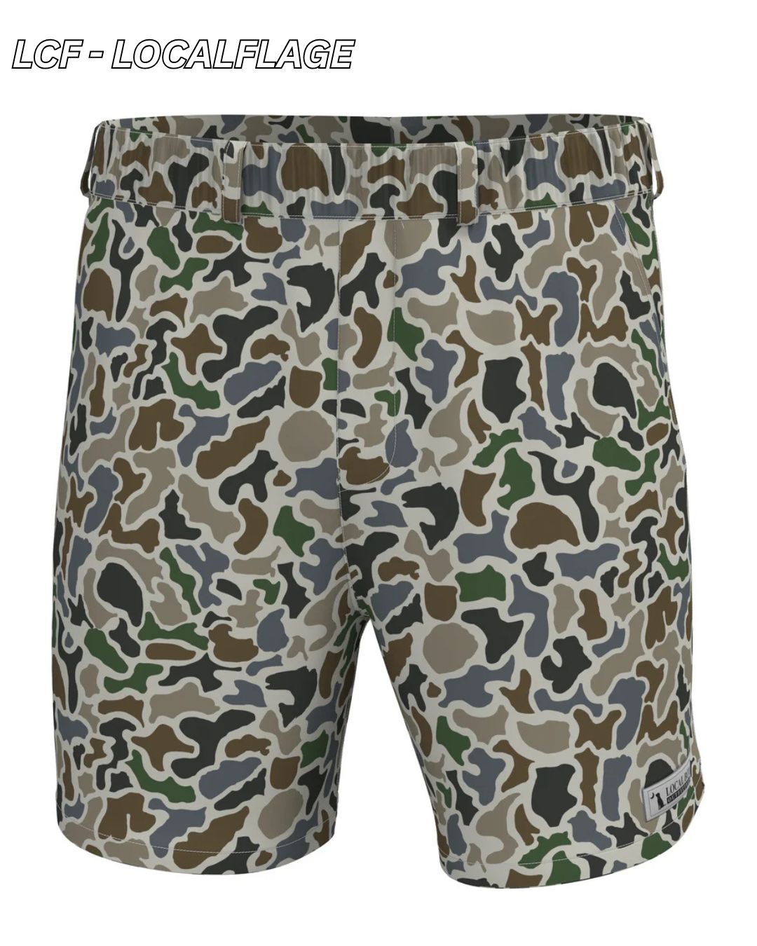 Local Boy men's volley short, shown in one of several available colors