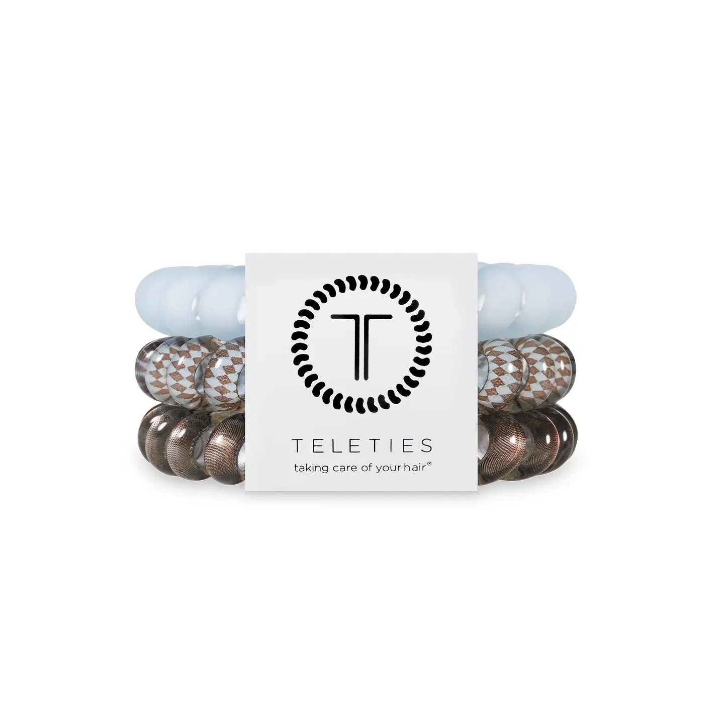 Truly Taupe Large Spiral Hair Ties