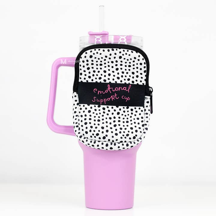 Cup Backpack/Fanny Pack Tumbler Pouch- Emotional Support Cup