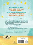 Pajama Prayers for kids, back cover