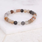 The Inspiration Company Genuine Stone Accent Bracelet | 6 Colors