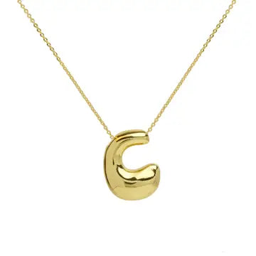 Initial Waterdrop Necklace - Gold or Silver