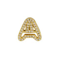 Savvy Bling Rhinestone Gold Initial Charms