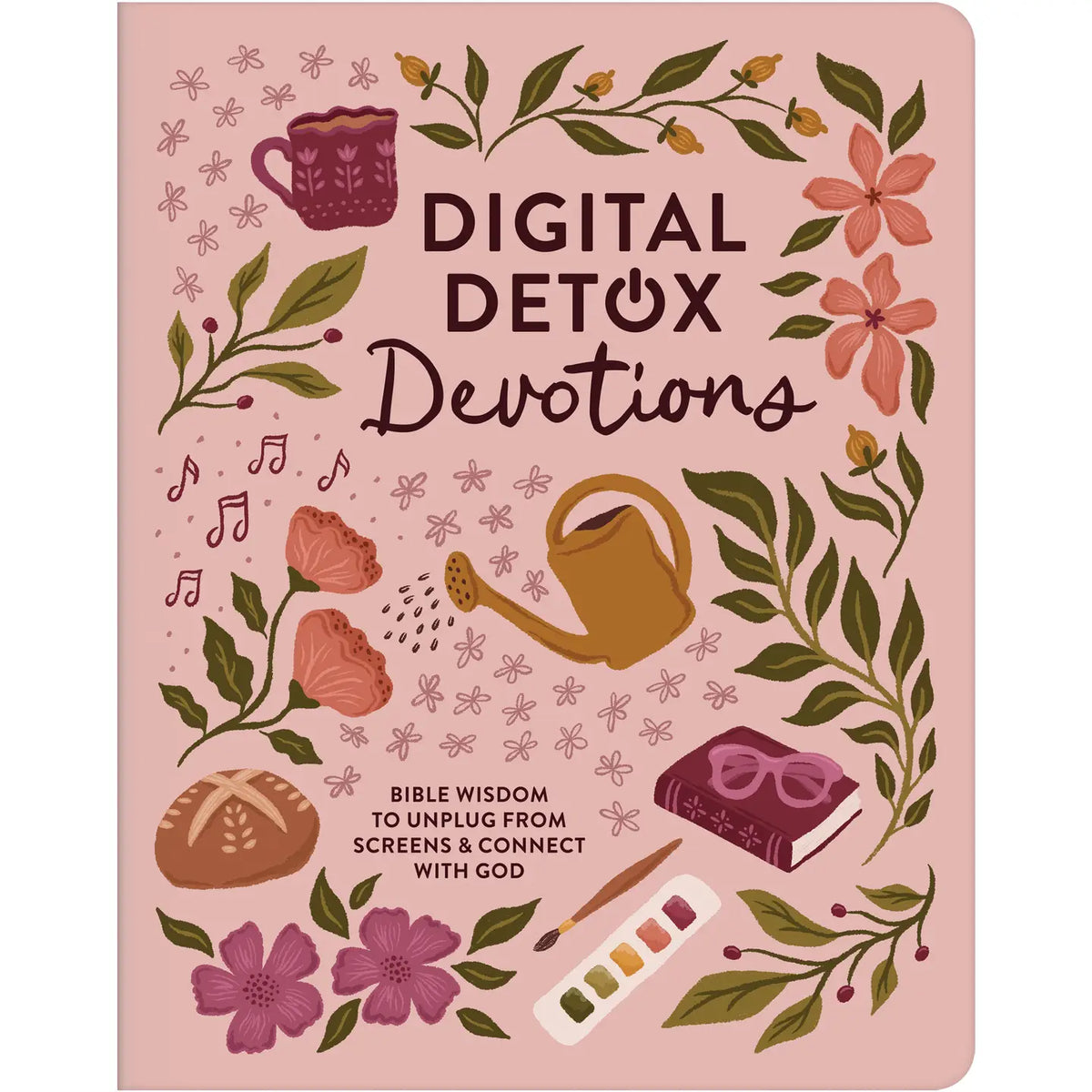 Digital Detox Devotions, pink front cover on white