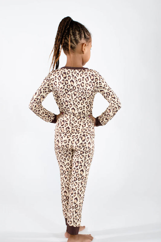 Classic Leopard Toddler Pajama Set