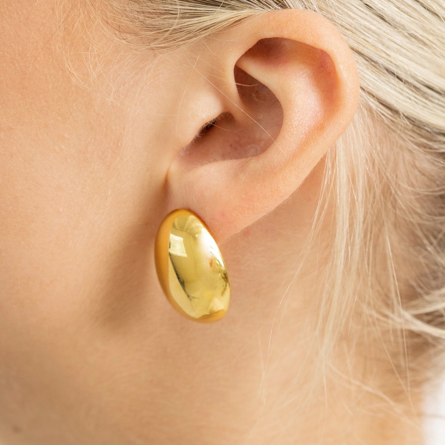 Gold Statement Dome Studs - Waterproof