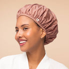 Kitsch Shower Cap 2pc Set - Terracotta and Brown