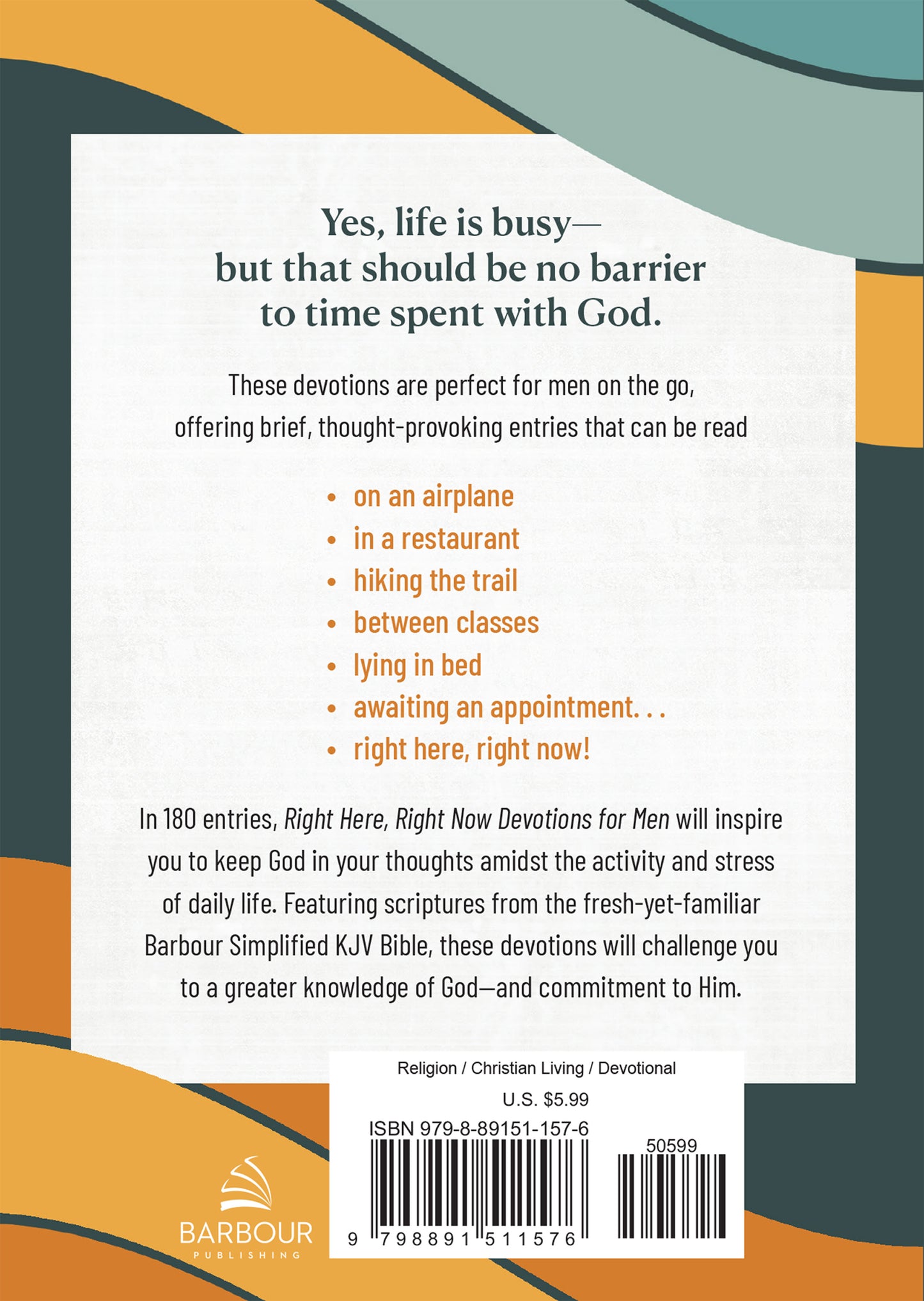 Right Here, Right Now Devotions For Men