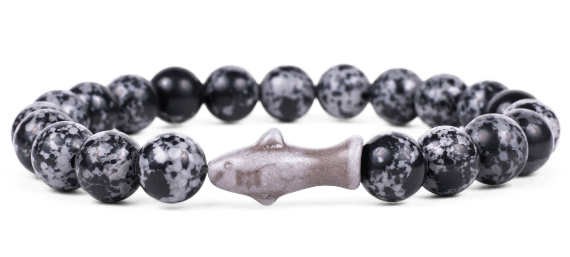 Fahlo Voyage shark tracking bracelet, shown in one of three available colors