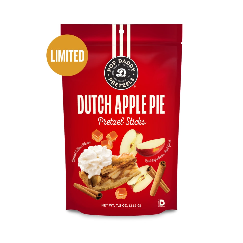 Pop Daddy – Dutch Apple Pie Seasoned Pretzels 7.5oz