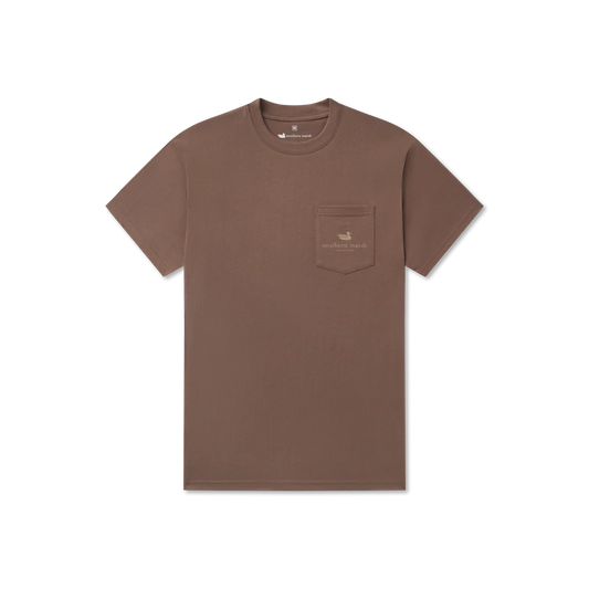 Men's Inflight Camo Carajillo Brown Tee