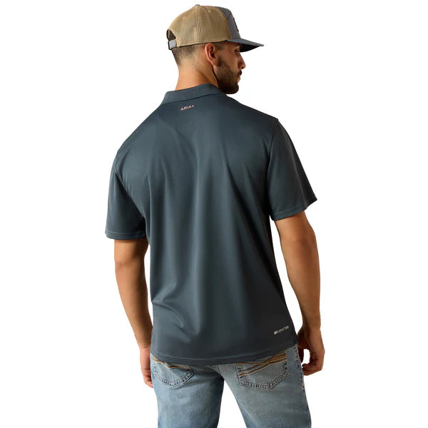 Ariat Men's TEK Dark Slate Polo