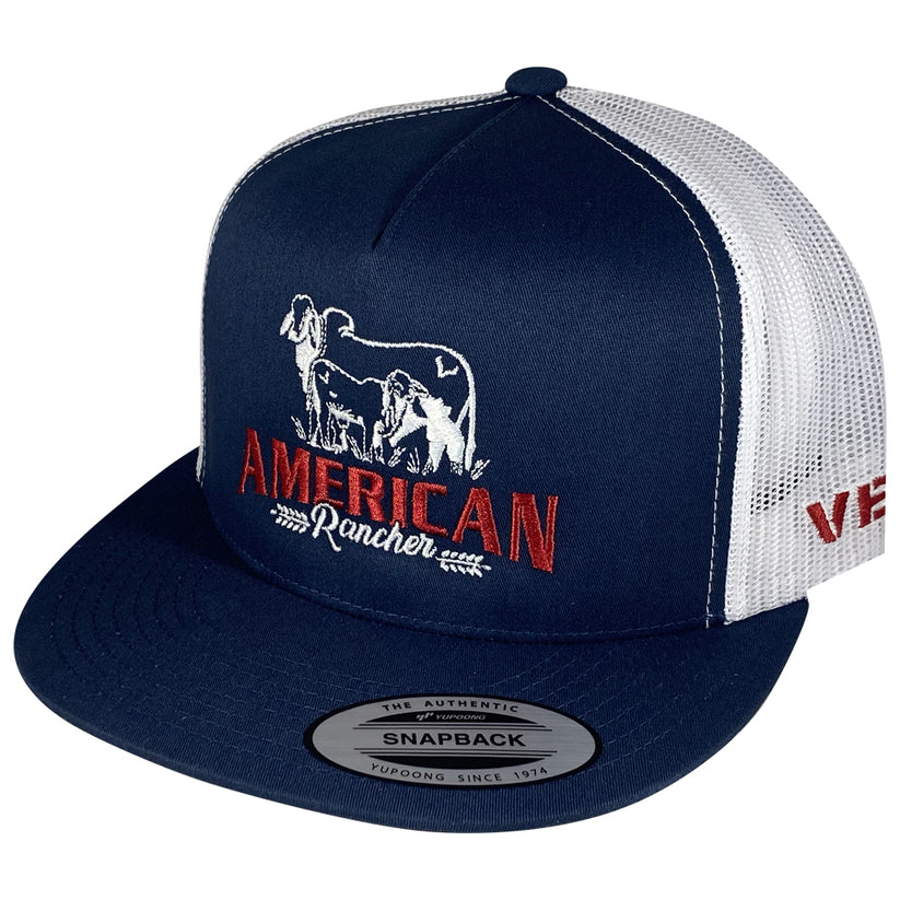 American Rancher Cow/Calf - Navy/White Mesh