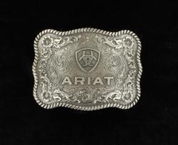 Ariat Antique Silver Rectangle Belt Buckle
