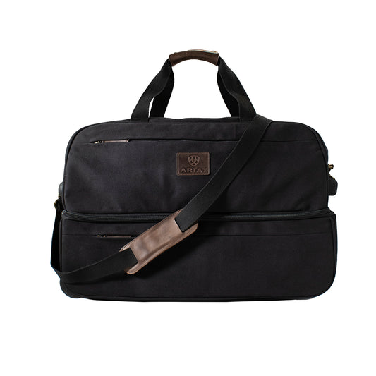 Ariat Men's Gear Rolling Black Duffle Bag