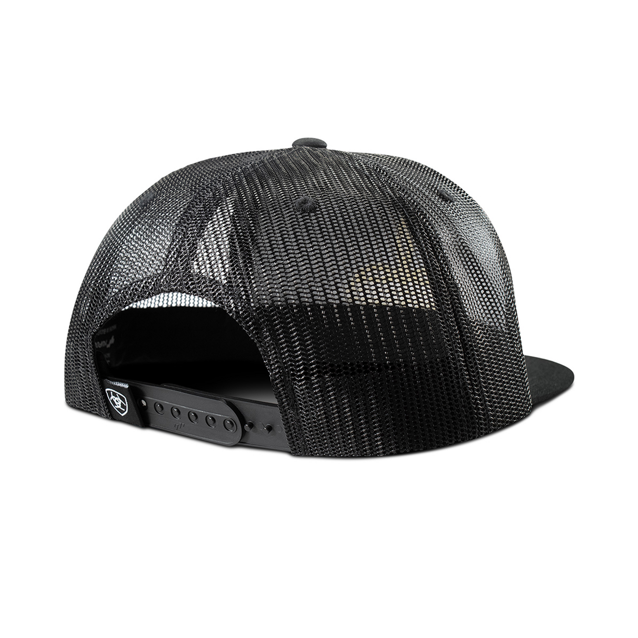 Ariat Men's Black Bug Stitch Rope Snapback Hat