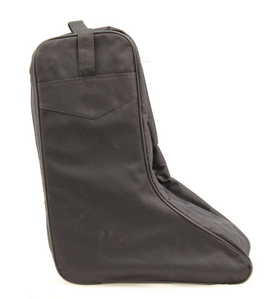M&F Twin Zip Black Boot Bag