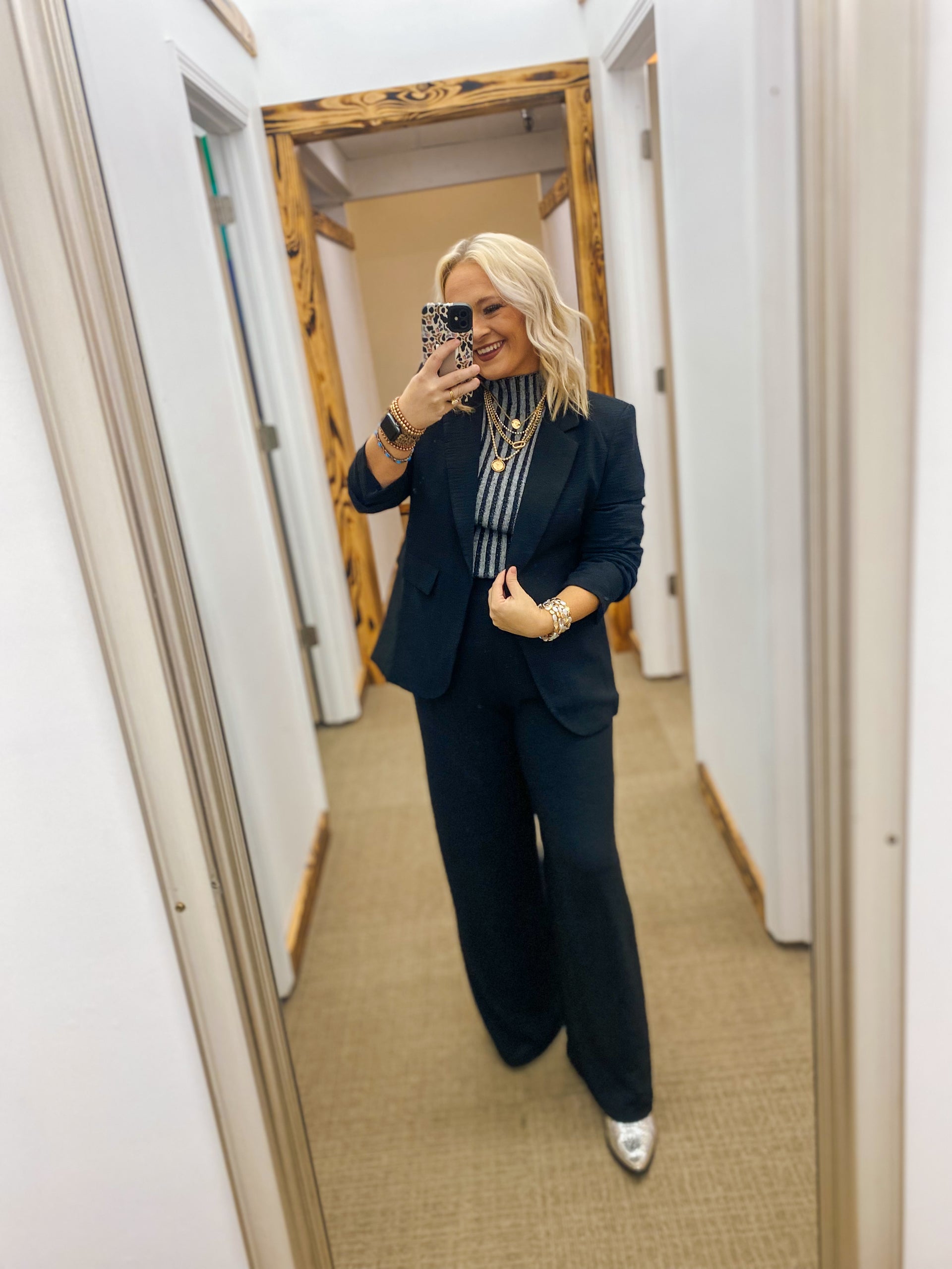 Business Woman Pleated Dress Pants - 2 Colors
