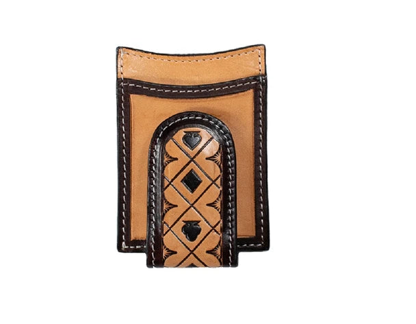 3D Money Clip Card Suits Western Wallet