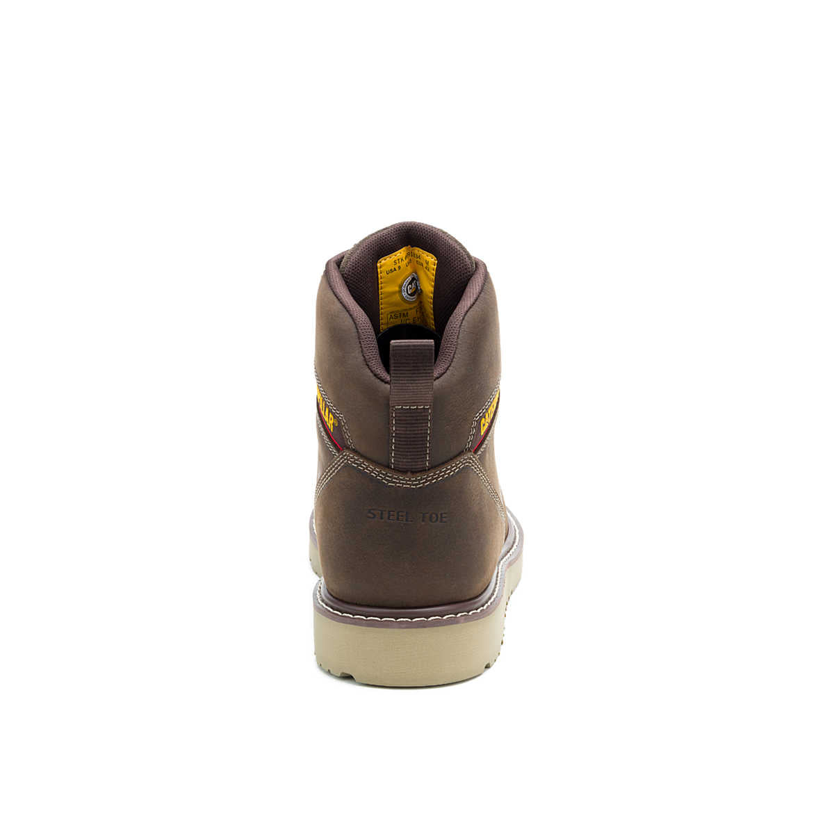 Cat Men's Reclaimer Wedge Waterproof Steel Toe Coffee Bean Work