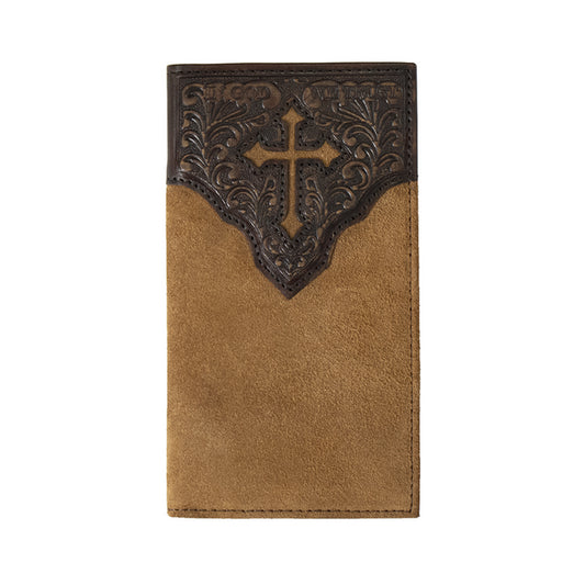 Nocona Cross Embossed Tan Rodeo Accessories Wallet