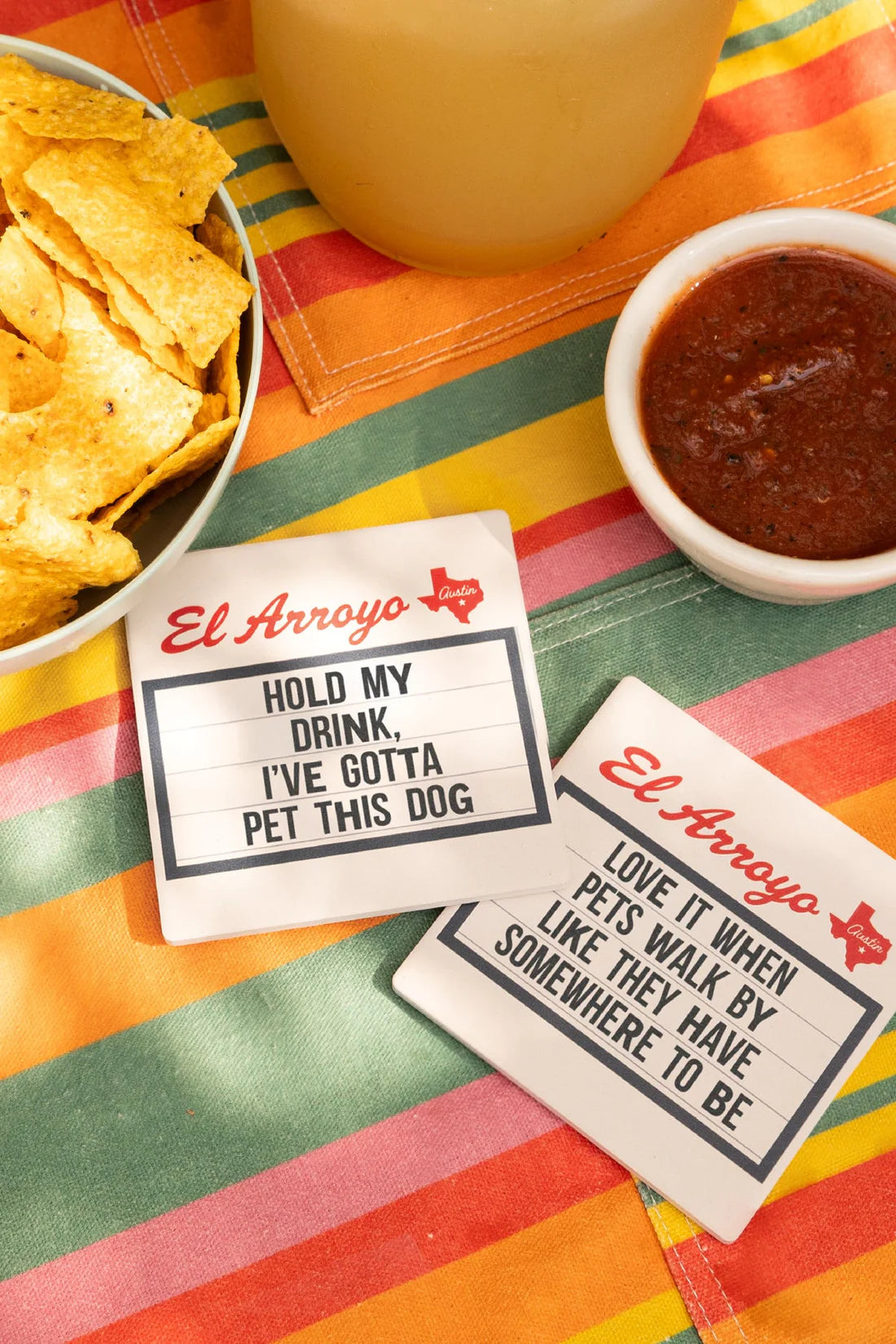 El Arroyo Raise The Woof Coaster Set