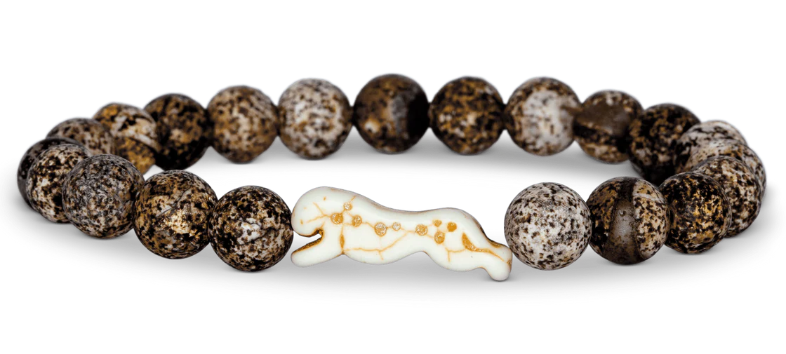 Cheetah print tracking bracelet by Fahlo