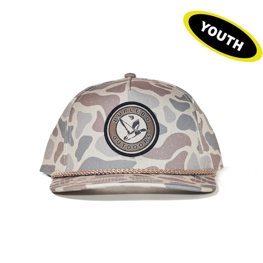 Youth Burlebo Classic Deer Camo Circle Mallard Hat