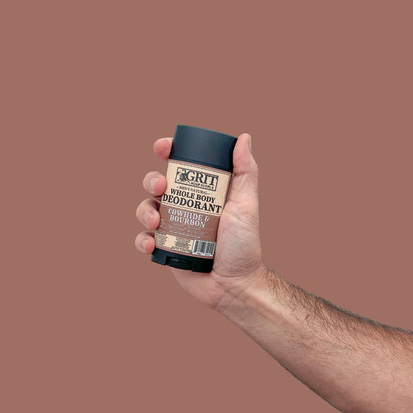 Cowhide & Bourbon Stick Deodorant