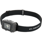 Drake EVO 200 LED headlamp on black elastic strap with Drake logo
