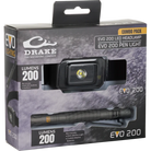 Drake EVO 200 headlamp and pen light combo pack, front of box
