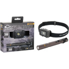 Drake EVO 200 LED headlamp and pen light combo pack, box shown with both lights