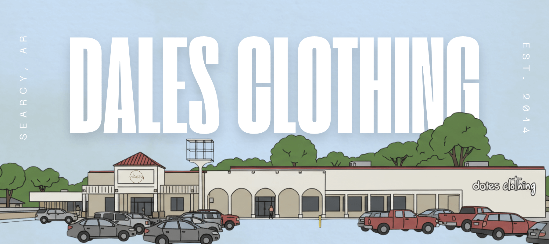 Dales Clothing Graphic of building