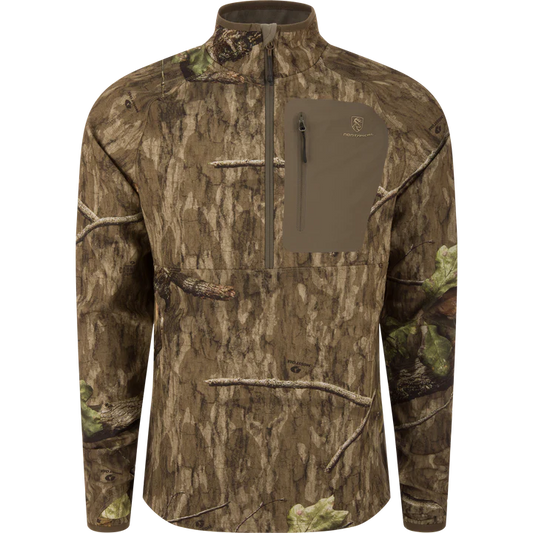 Men's Drake Non-Typical SWT Hybrid Half Zip Scent Control Pullover