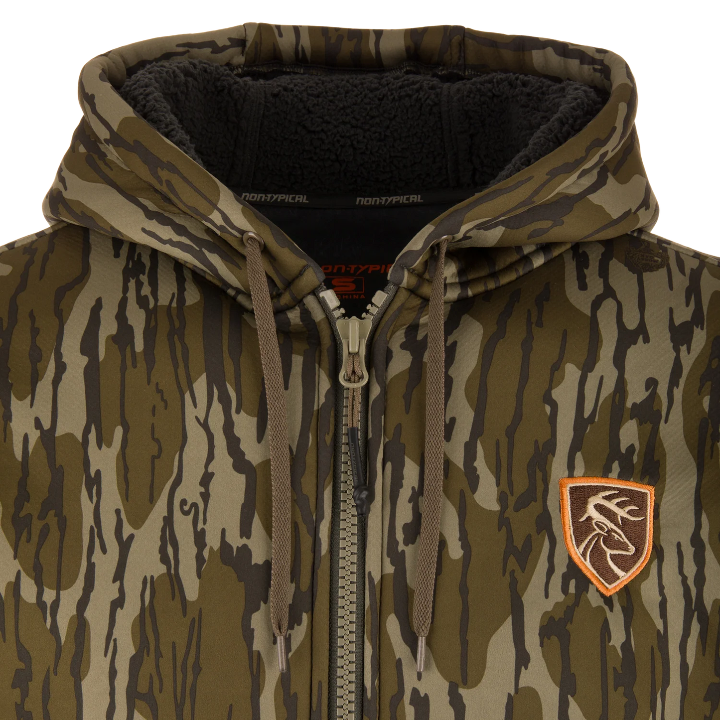 Drake Non-Typical Silencer Full Zip Original Bottomland Hoodie